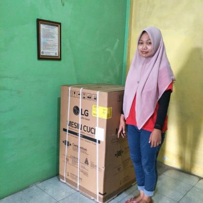 Pengantaran Mesin Cuci Lg 2