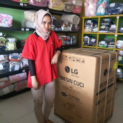 Pengantaran Mesin Cuci Lg