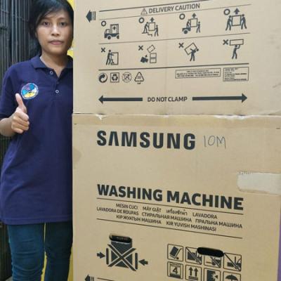 Pengantaran Mesin Cuci Samsung